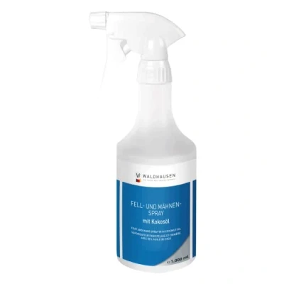 Image of Waldhausen Coat and mane spray with coconut oil, 1000 ml 1 l White