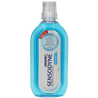 Image of Sensodyne Sensitive Care with Fluoride Mouthwash, 500 ml, Cool Mint