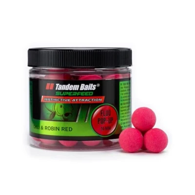 Image of Tandem Baits SuperFeed Fluo Pop Up Chilli &amp; Robin Red, Carp Fishing Ups, Bait, Hookbaits, Accessories for Monster Fish 16mm 70g