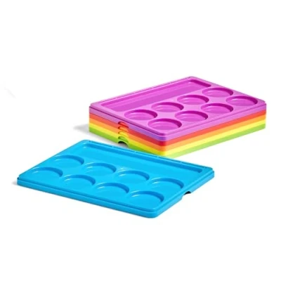 Image of Learning Resources Little Minds at Work Sound Segmenting Trays, Learn to Read, Phonics, Phonemic Awareness, Letter Sounds, Preschool Activities (Set of 6)