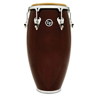 Image of LP Matador M754S W Wood 12 1/2&quot; Tumbadora (Dark Brown/Chrome)