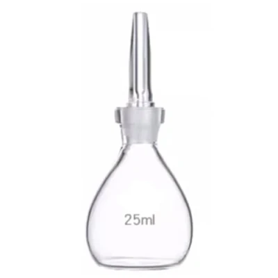 Image of Lab Specific Gravity Bottle Pycnometer For Determining Liquid Density Labs (25ml)