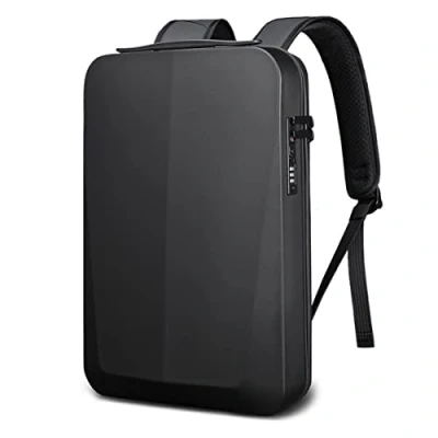 Image of Cuteboom Travel Laptop Backpack 17.3 Inch Large Computer Stylish Business Men with USB Charging Port Water Resistant School College Unisex Lightweight Rucksack (Black)