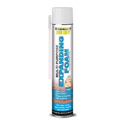 Image of Silverhook BIGF01 BigBoy 750ml Multi Purpose Expanding Foam 9M Metric Yield Coverage, Yellow