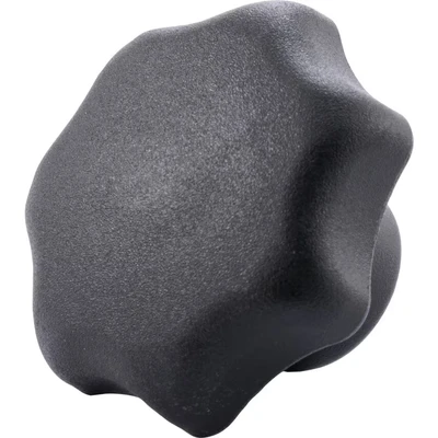 Image of Ganter Standard Elements DIN 6336 KT 25 K Stern Handles with M5 Threaded Bushing, Black, 40 M8