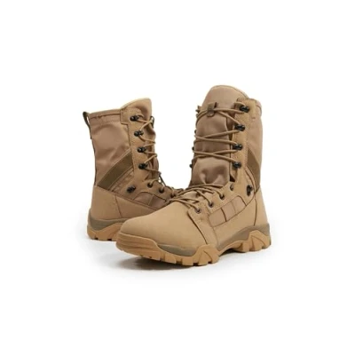 Image of Brandit Defense Laceup boots, Men&#039;s, Size: 9, Camel Nylon