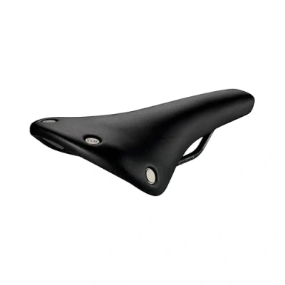Image of Selle San Marco Regal Short Full Fit Dynamic Gravel and Bikepacking Bike Saddle, with Manganese Bow Rail Frame, Perforated Shell Closed Cover, Studded Design Size S2, Black