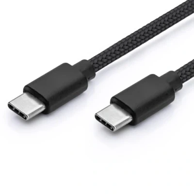Image of Status USB C to Charge Cable, Fast Charger, 2M Durable, 40w Charging Black Braided, (Pack of 1), CTC2MBRBL10