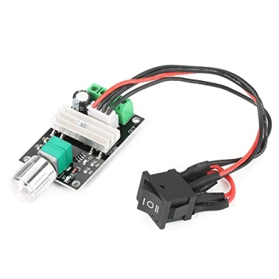 Image of dc motor speed controller Regulator Driver PWM Reversible with Switch 6V 12V 24v 3A Other industrial automation