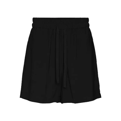 Image of VERO MODA Women&#039;s Vmcarmen Hr Loose Shorts Noos, Black, L