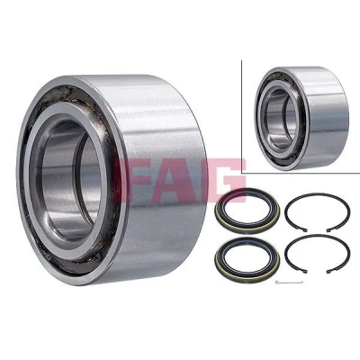 Image of 4021030R01, 4021030R01WB, 4021030R06, 4021030R06WB, 4021032R01 Wheel bearing kit FAG 713 6137 10 Photo corresponds to scope of supply 76mm