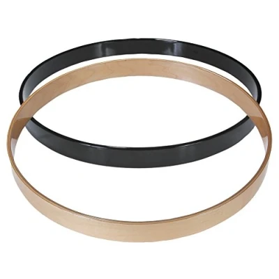 Image of Gibraltar Black Lacquer SC 18BK Wooden Hoop 18 Inches