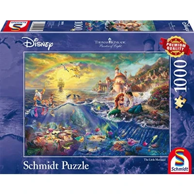 Image of Schmidt Thomas Kinkade: Disney The Little Mermaid Puzzle 1000pc Ages 12+ 1 Players