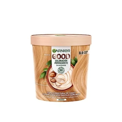 Image of Garnier GOOD Permanent Hair Dye 8.0 Honey Blonde