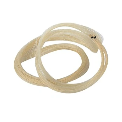 Image of BQLZR White 2 Hanks Professional Violin Bow Hair Mongolian