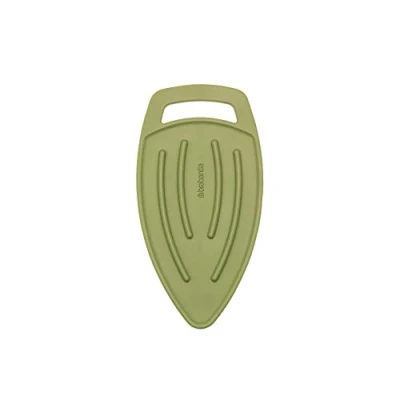 Image of Brabantia Iron Pad for Ironing Heat Resistant Mat Protective Flexible Silicone Rest Easy to Store Max. 220C Laundry Essentials Calm Green 28.5 x 0.5 15 cm