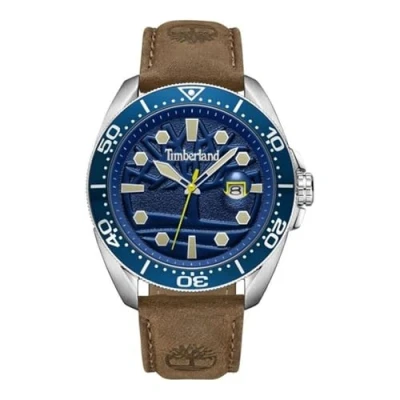 Image of Timberland Men Analogue Quartz Watch with Leather Strap TDWGB2230604