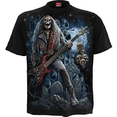 Image of Spiral Grim Rocker T Shirt Black 3XL