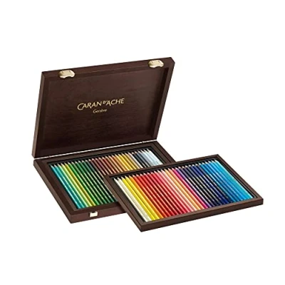 Image of Caran d&#039;Ache Artist Supracolor Colouring Pencils Pack of 60