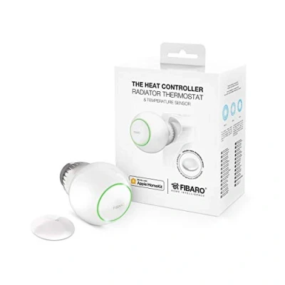 Image of Fibaro The Heat Controller, HomeKit Enabled Radiator Thermostat Starter Kit/Thermostatic Head