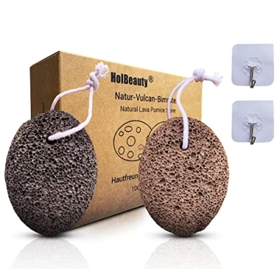 Image of Pumice Stone, Natural Callus Remover, Remover &amp; Foot Peel, Care