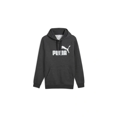 Image of Puma LOGO Hoodie Hoodie, Men&#039;s, Size: 4XL, Dark gray heather