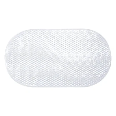 Image of Sabichi Oval Bathmat, Plastic, Clear