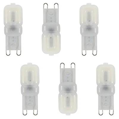 Image of LITECRAFT Light Bulb G9 Capsule 2.5 Watt Non Dimmable 4000K LED (Cool White, Pack of 6)