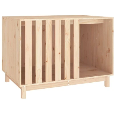 Image of vidaXL Dog House 100x70x72 cm Solid Wood Pine