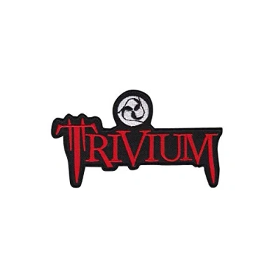 Image of Trivium Red Metal Band Patch Badge Embroidered Iron on Applique Souvenir Accessory