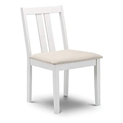 Image of Julian Bowen Set Of 2 Rufford Chairs Ivory Dining