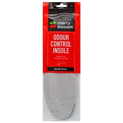 Image of Cherry Blossom Shoe Polish Shines, Nourishes &amp; Protects With Carnauba Wax Available In All Styles Preventing Footwear From Cracking Traditional Colours (Odour Control Insole)
