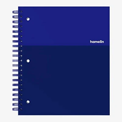 Image of 1 Subject Spiral Notebook College Ruled 8.5&quot;x11&quot; Electric Blue