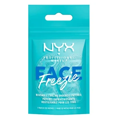 Image of NYX Professional Makeup Reusable Cooling Undereye Patches, Cryotherapy Inspired Under Eye Mask, De Puffs Bags and Reduces Dark Circles, Face Freezie, 1 Pair