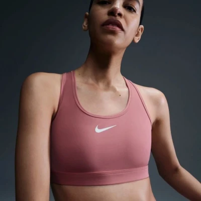 Image of Nike Performance BRA Medium support sports bra, Women&#039;s, Size: XS, Elemental pink/white