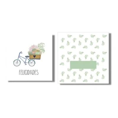 Image of Forletter Greeting Card, 15 x cm, Birthday, Bike
