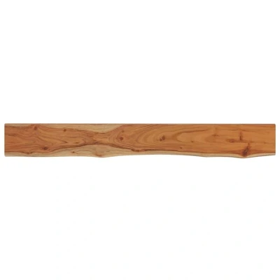 Image of vidaXL Wall Shelf 140x20x3.8 cm Rectangular Solid Wood Acacia Live Edge