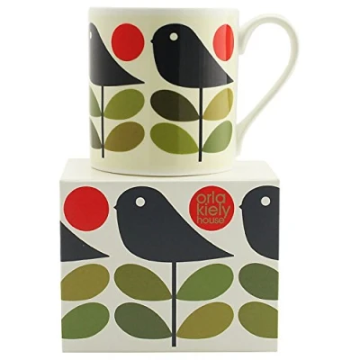 Image of Orla Kiely Early Bird Mug Gift Boxed