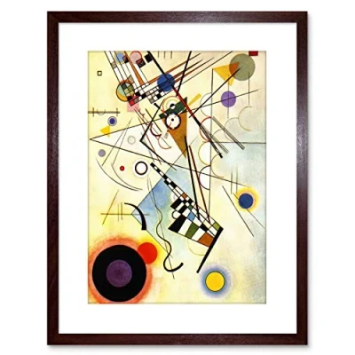 Image of Wee Blue Coo KANDINSKY COMPOSITION VIII FRAMED ART PRINT F97X10382