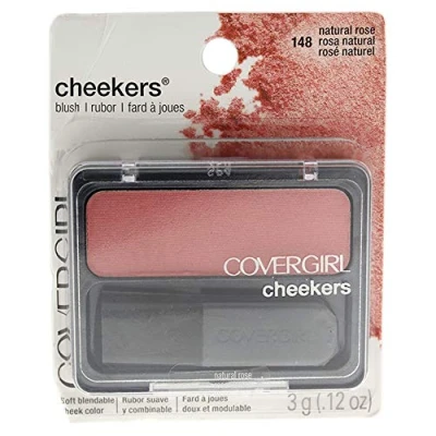 Image of COVERGIRL Cheekers Blendable Powder Blush Natural Rose, 12 oz (packaging may vary), 1 Count