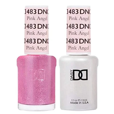 Image of DND Duo Gel &amp; Nail Polish Set Pink Angel 483 2x15ml