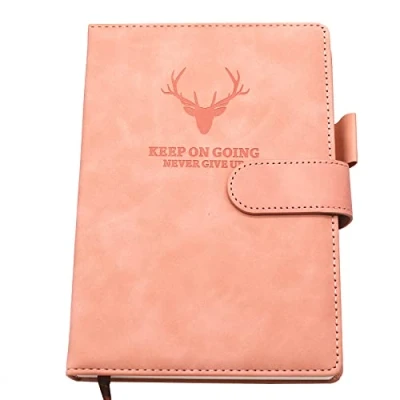 Image of A5 Notebook Journal Hardcover Executive Notebooks with Premium Thick Paper, College Lined Journal, 8.3&quot;x5.8&quot;,360 Page, Perfect for Office Home School Business Writing &amp; Note Taking (Pink)
