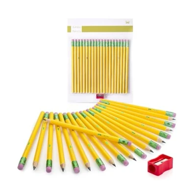 Image of Mr. Pen Jumbo Pencils, 20 Pencils with 1 Sharpener, Fat for Kids Ages 2 4, Kindergarten Thick Aes 4 8, Preschool Big Preschoolers, Large Pencil