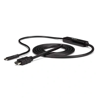 Image of StarTech.com USB C to HDMI Cable 3 ft / 1m 4K 30Hz Type Computer Monitor (CDP2HDMM1MB)
