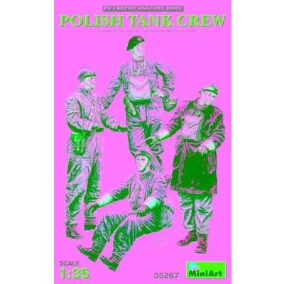 Image of Miniart MIN35267 Polish Tank Crew Plastic Model kit, Various