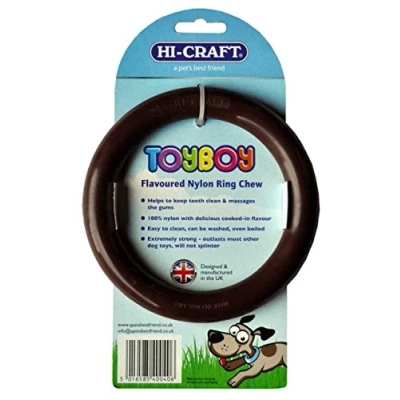 Image of Hi Craft Toyboy Dog Chew Beef Flavoured Nylon Ring