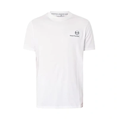 Image of Sergio Tacchini Felton T Shirt White/Navy S