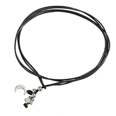 Image of Hyclam Leather Ankle Bracelet for Women Heart Flower Star Moon Rope Anklet Beach Foot Jewelry Gift Gifrls Mom