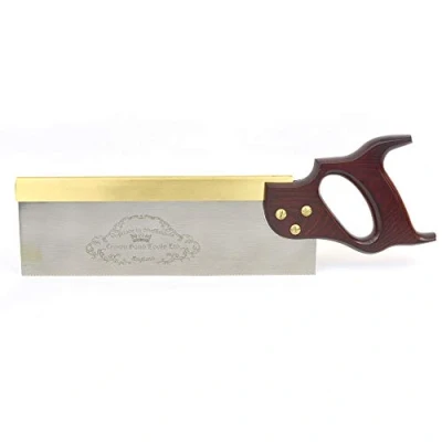 Image of Crown 195 12&quot; 305mm Tenon Saw Brass Back, 13 TPI Full Handle