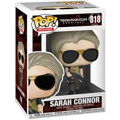 Image of Funko POP! Movies: Terminator Dark Fate Sarah Connor Collectable Vinyl Figure For Display Gift Idea Official Merchandise Toys Kids &amp; Adults Movies Fans Model Collectors